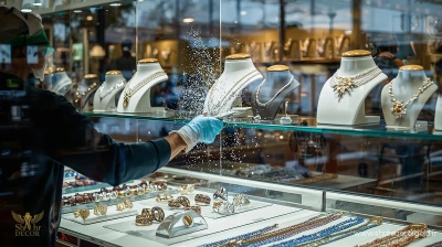 ماندگاری و نگهداری دکورهای طلا و جواهر